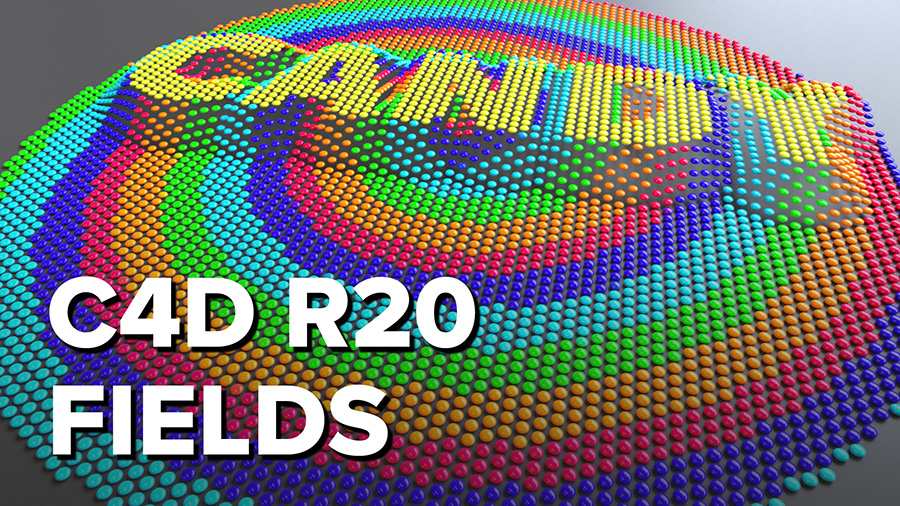New in Cinema 4D R20: Use Fields to Control the Strength of MoGraph Effects