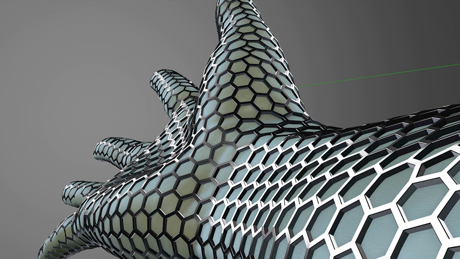 Turn any Object into Hexagons with Instant Meshes